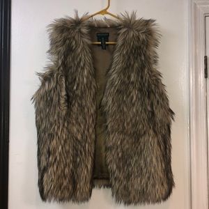Lauren Jeans Company Faux Fur vest